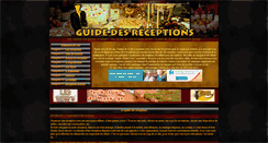 Desktop Screenshot of guidedesreceptions.com
